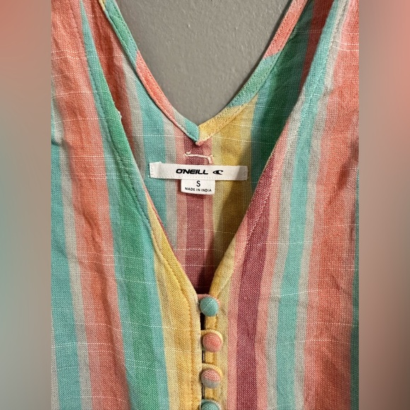 O’Neill Zera Rainbow Stripe Tank - Picture 4 of 4